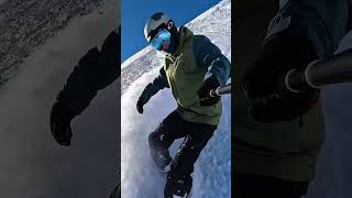 Bluebird DREAMS ✨ at Aspen Highlands Bowl snowboarding powderday aspen [upl. by Namra]