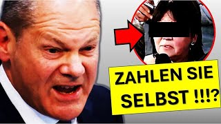 WARUM ZAHLEN SIE NICHT SELBST IN DIE RENTE EIN  BÜRGERIN ENTLARVT SCHOLZ [upl. by Eseneg632]