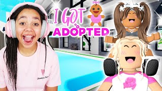 FIRST TO GET ADOPTED IN BROOKHAVEN CHALLENGE Roblox [upl. by Agnew]