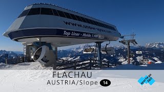 104 Flachau – SkiLuuz  Slope 14  BLACK [upl. by Nikolaos]