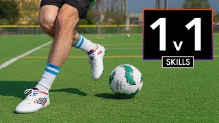 The 10 Best 1v1 Skills in Football  Soccer [upl. by Llekcir]