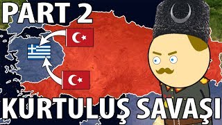 Kurtuluş Savaşı  Part 2  Harita Üzerinde Hızlı Anlatım [upl. by Moskow]