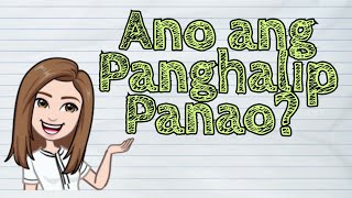 FILIPINO Ano ang Panghalip Panao  iQuestionPH [upl. by Karlens]