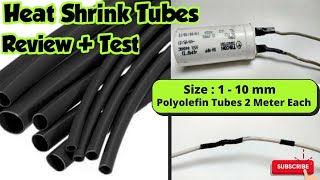 Heat shrink tube review amp test  heat shrink tubes for beginners  polyolefin tubes [upl. by Akinam]