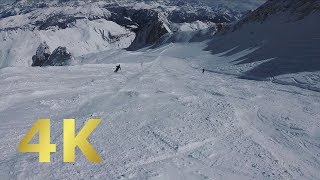 Marmolada 3343m Downhill 2018  Uncut 8km in 12minutes [upl. by Suckram]