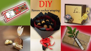 5 Ideas of Packing Ferrero Rocher Chocolate  DIY FR Chocolate Bouquet  DIY FR Chocolate Gift Box [upl. by Lowry]