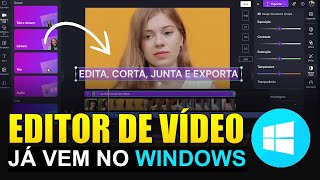 COMO USAR EDITOR DE VÍDEO QUE JÁ VEM NO WINDOWS E GRATUITO [upl. by Gnohc217]