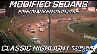 Modified Sedans  Firecracker 1000  Archerfield  14th Apr 2015  ClayPerView [upl. by O'Dell474]