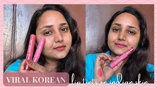 Must Have Long Lasting Tints  Etude House Fixing Tints 🕊️ Review swatches shade 01 10 🌸 [upl. by Kippy]