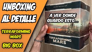 🚀UNBOXING AL DETALLE  TERRAFORMING MARS BIG BOX🚀  Juegos de Mesa [upl. by Snoddy]