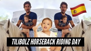 Thylane Katana brave girl on riding the horse with El Padre Nico Bolzico  Solenn Heussaff  updates [upl. by Adamski]