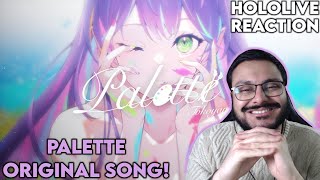 TOKOYAMI TOWA  PALETTE ORIGINAL SONG REACTION  常闇トワ HOLOLIVE REACTION [upl. by Ruvolo691]