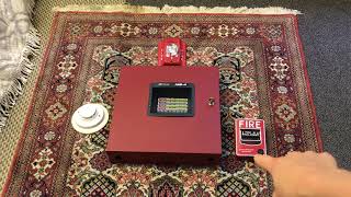 How to set up and wire the Fire lite MS 4 conventional fire alarm control panel [upl. by Anilet]