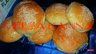 pain burger très réussit خبز البرغر ناجح مليون في المئة [upl. by Obola170]