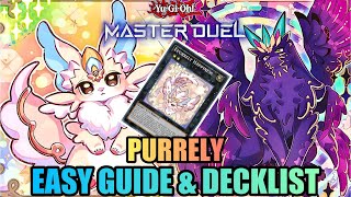 PURRELY  EASY GUIDE amp DECKLIST BEST Control Deck YuGiOh Master Duel [upl. by Grassi84]