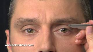 How to Tweeze Mens Brows  Brow Tweeze Made Easy [upl. by Mouldon]