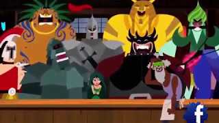 Da Sam Moo Rah The Bar and Demongo Ashi learns of Jacks Noble Tales Samurai Jack S5E6 [upl. by Daloris]