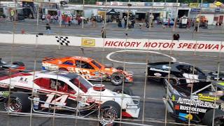 Hickory Motor Speedway  712017  Southern Modified Racing Series SMRS  125 lapper [upl. by Sarena68]