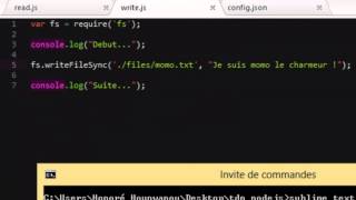 Node JS  6  writeFile amp writeFileSync [upl. by Lela]