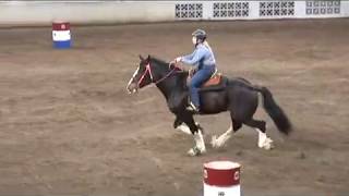 World Clydesdale Show 2018 Barrel Racing Finals [upl. by Adala]