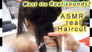 bob style haircut ASMRreal haircut 26 min [upl. by Grunenwald]