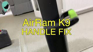 Gtech AIRRAM K9  Mid Handle separation repair for pennies [upl. by Rue667]