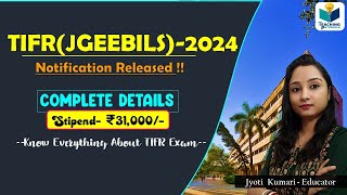 TIFR Exam JGEEBILS2024  Complete Details [upl. by Eanahs]