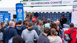 Tag des Sports 2023 StarParade am ÖOCStand [upl. by Ethbun]