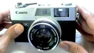 キャノン ニューキャノネットQL17の使い方 CANON New Canonet QL17 How to use 1970s Rangefinder camera [upl. by Sang]