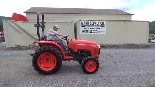 2018 Kubota L2501DT L2501 Compact Tractor Gear Drive 4X4 Only 43 Hours Warranty For Sale Nice [upl. by Kordula]