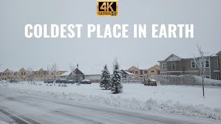 4K Coldest Place in Earth  Minnesota [upl. by Ahsenroc]