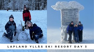 Lapland Day 3  Dec 2021  Snow Elf Hotel Snow Activities amp Yllas Ski Resort [upl. by Sandeep164]