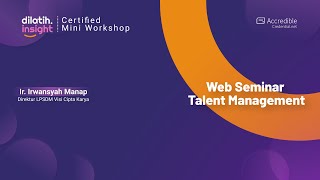 Webinar Talent Management  Dilatihco [upl. by Sheedy690]