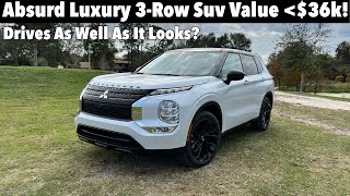 2023 Mitsubishi Outlander SEL Black Edition TEST DRIVEFULL REVIEW [upl. by Assenev]