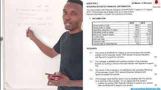 Accounting Grade 10  Analysis amp Interpretation of Financial Statements Comments [upl. by Pillihp]