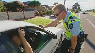 P Plater Does a Burnout Near Of POLICE Highway Patrol AU [upl. by Rairb]