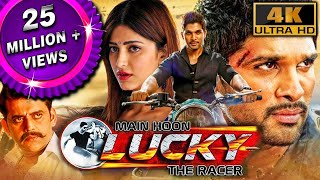 Main Hoon Lucky The Racer 4K  अल्लू अर्जुन की ब्लॉकबस्टर एक्शन मूवी  Shruti Haasan Shaam [upl. by Drawdesemaj]