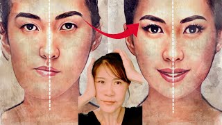 GET A SYMMETRICAL FACE WITH FACE MASSAGE [upl. by Warga]