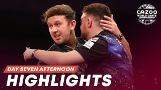 FIRST ROUND COMPLETE  Day Seven Afternoon Highlights  202223 Cazoo World Darts Championship [upl. by Aiset]