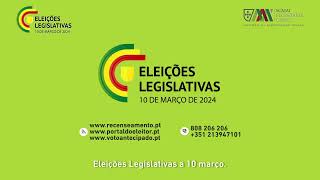 Eleições Legislativas 2024 [upl. by Leuqram]