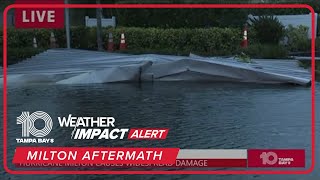 A closer look at flooding damages in Bradenton after Hurricane Milton [upl. by Ytsirt]