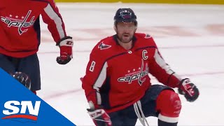 Alex Ovechkin Scores BackToBack Identical Goals [upl. by Pammi]