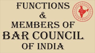 Bar Council of India  The Advocates Act 1961  Law Guru [upl. by Kalil313]