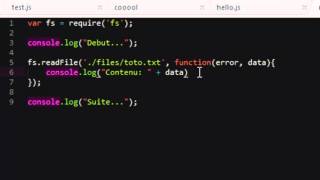 Node JS  4  ReadFile amp ReadFileSync [upl. by Ammon]