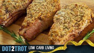 Pork Chops  Horseradish amp Mustard Crusted [upl. by Atilehs]