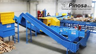 PINOSANET EPC 800 FIREWOOD PLANT [upl. by Thursby]