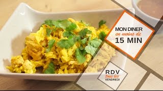 Un poulet biryani en moins de 15 minutes [upl. by Yhtuv]