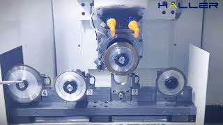 Taps manufacturing in 5axis grinding machine [upl. by Ayerim]