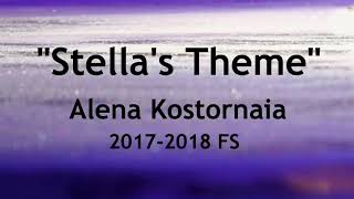 Alena Kostornaia 20172018 FS Music [upl. by Kiran]