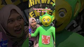 Teletubbies makan oreo kreatif comedy lucu tips hiburan shortvideo [upl. by Hanahs]